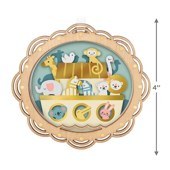 Hallmark Keepsake 2024 Noahs Ark Papercraft Ornament Nwt - Picture 5 of 5